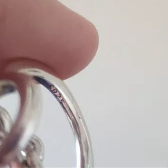 ✨New 925 Sterling Silver Chunky Toggle Chain Ring - Picture 6 of 6